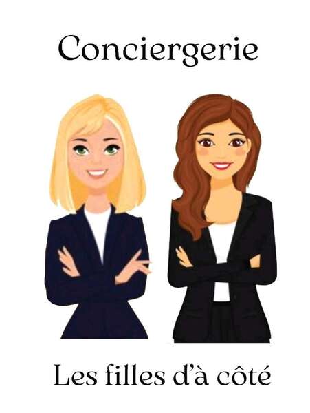 Logo Conciergerie les Filles d’à Côté Logo Conciergerie les Filles d’à Côté